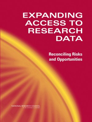 cover image of Expanding Access to Research Data